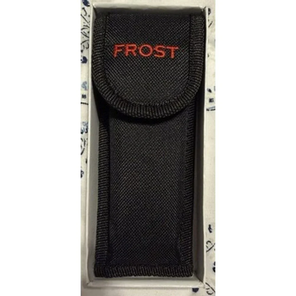 Frost Cutlery Green Beret Folder Knife #15-071B, Serrated Blade, Stainless, NEW